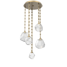 Hammerton CNB0039-05-GB-C-CH3-L1 - Gem Round 5pc Multi-Pendant with Chain