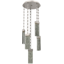 Hammerton CNB0042-05-BS-SG-CH3-L3 - Parallel Round Chain 5pc Multi-Pendant