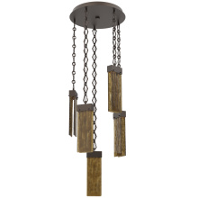 Hammerton CNB0042-05-FB-BG-CH1-L1 - Parallel Round Chain 5pc Multi-Pendant