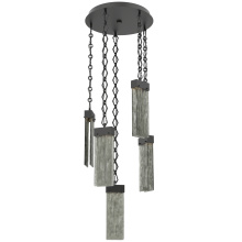 Hammerton CNB0042-05-MB-SG-CH1-L1 - Parallel Round Chain 5pc Multi-Pendant