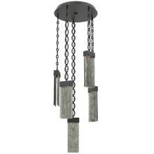 Hammerton CNB0042-05-MB-SG-CH2-L1 - Parallel Round Chain 5pc Multi-Pendant