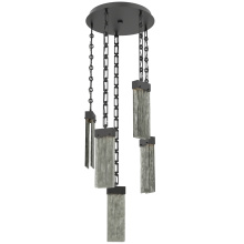 Hammerton CNB0042-05-MB-SG-CH3-L1 - Parallel Round Chain 5pc Multi-Pendant