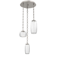 Hammerton CNB0091-03-BS-C-CH1-L1 - Vessel Round 3pc Multi-Pendant with Chain
