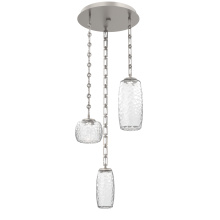 Hammerton CNB0091-03-BS-C-CH3-L1 - Vessel Round 3pc Multi-Pendant with Chain