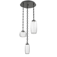 Hammerton CNB0091-03-MB-C-CH1-L1 - Vessel Round 3pc Multi-Pendant with Chain