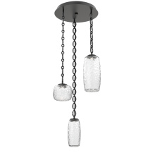 Hammerton CNB0091-03-MB-C-CH2-L1 - Vessel Round 3pc Multi-Pendant with Chain