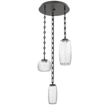 Hammerton CNB0091-03-MB-C-CH3-L1 - Vessel Round 3pc Multi-Pendant with Chain