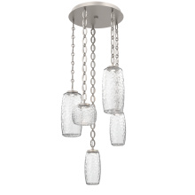 Hammerton CNB0091-05-BS-C-CH2-L1 - Vessel Round 5pc Multi-Pendant with Chain