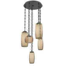 Hammerton CNB0091-05-MB-B-CH1-L1 - Vessel Round 5pc Multi-Pendant with Chain
