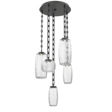Hammerton CNB0091-05-MB-C-CH3-L1 - Vessel Round 5pc Multi-Pendant with Chain