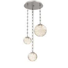 Hammerton CNB0092-03-BS-A-CH3-L3 - Gaia Round 3pc Multi-Pendant with Chain