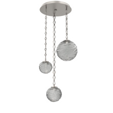 Hammerton CNB0092-03-BS-S-CH1-L3 - Gaia Round 3pc Multi-Pendant with Chain