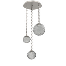 Hammerton CNB0092-03-BS-S-CH2-L3 - Gaia Round 3pc Multi-Pendant with Chain