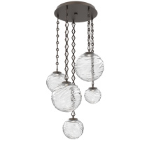 Hammerton CNB0092-05-FB-C-CH1-L1 - Gaia Round 5pc Multi-Pendant with Chain