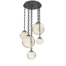Hammerton CNB0092-05-MB-A-CH2-L3 - Gaia Round 5pc Multi-Pendant with Chain