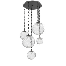 Hammerton CNB0092-05-MB-C-CH1-L3 - Gaia Round 5pc Multi-Pendant with Chain