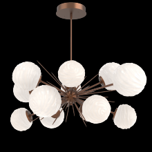 Hammerton PLB0092-0D-BB-WL-001-L3 - Gaia Oval Starburst Chandelier