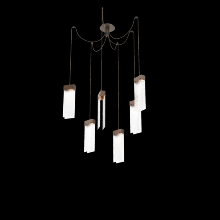 Hammerton SCB0042-06-BB-CR-C01-L3 - Parallel Round 6pc Swag Multi-Pendant