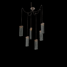 Hammerton SCB0042-06-BB-SG-C01-L1 - Parallel Round 6pc Swag Multi-Pendant