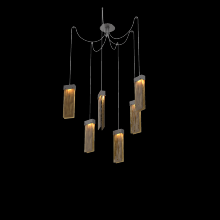 Hammerton SCB0042-06-GP-BG-C01-L3 - Parallel Round 6pc Swag Multi-Pendant
