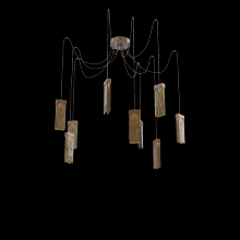 Hammerton SCB0042-09-BB-BG-C01-L1 - Parallel Round 9pc Swag Multi-Pendant