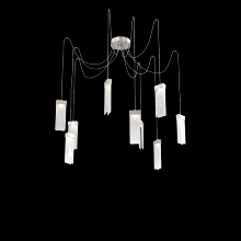 Hammerton SCB0042-09-BS-CG-C01-L3 - Parallel Round 9pc Swag Multi-Pendant