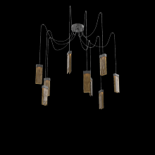 Hammerton SCB0042-09-MB-BG-C01-L3 - Parallel Round 9pc Swag Multi-Pendant