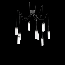 Hammerton SCB0042-09-MB-CR-C01-L1 - Parallel Round 9pc Swag Multi-Pendant