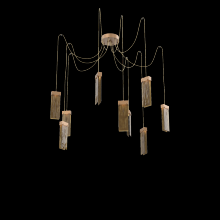 Hammerton SCB0042-09-NB-BG-C01-L1 - Parallel Round 9pc Swag Multi-Pendant