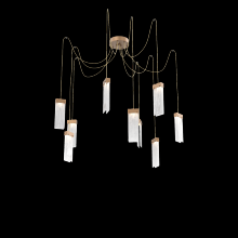 Hammerton SCB0042-09-NB-CG-C01-L3 - Parallel Round 9pc Swag Multi-Pendant