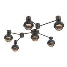 Hammerton SMB0093-HL-FB-B-L1-BM - Cabochon Flush Mount Wall Sconce Flat Bronze