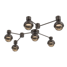 Hammerton SMB0093-HL-FB-B-L3-MS - Cabochon Flush Mount Wall Sconce Flat Bronze