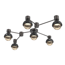 Hammerton SMB0093-HL-GP-A-L1-BM - Cabochon Flush Mount Wall Sconce Graphite