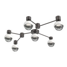 Hammerton SMB0093-HL-GP-S-L3-WI - Cabochon Flush Mount Wall Sconce Graphite
