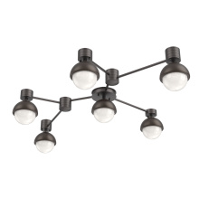 Hammerton SMB0093-HL-GP-WL-L3-FB - Cabochon Flush Mount Wall Sconce Graphite