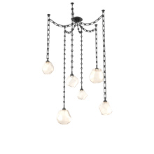 Hammerton SNB0039-06-MB-A-CH3-L3 - Gem Multi Light Pendant Multi Port Canopy Matte Black