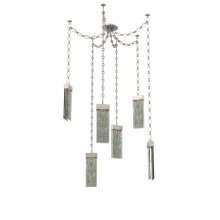 Hammerton SNB0042-06-BS-SG-CH1-L1 - Parallel Round Chain 6pc Swag Multi-Pendant