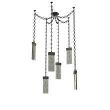 Hammerton SNB0042-06-MB-SG-CH1-L3 - Parallel Round Chain 6pc Swag Multi-Pendant