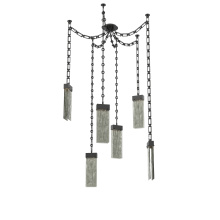 Hammerton SNB0042-06-MB-SG-CH3-L1 - Parallel Round Chain 6pc Swag Multi-Pendant