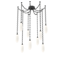 Hammerton SNB0071-09-MB-WL-CH1-L3 - Fiori Multi Light Pendant Matte Black