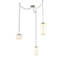 Hammerton SNB0091-03-BS-A-CH3-L3 - Vessel Multi Light Pendant Beige Silver
