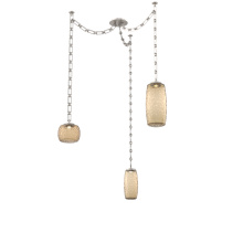 Hammerton SNB0091-03-BS-B-CH3-L1 - Vessel Multi Light Pendant Beige Silver