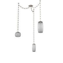 Hammerton SNB0091-03-BS-S-CH3-L1 - Vessel Multi Light Pendant Beige Silver
