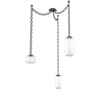 Hammerton SNB0091-03-FB-C-CH2-L3 - Vessel Multi Light Pendant Flat Bronze