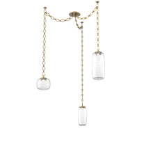Hammerton SNB0091-03-GB-C-CH1-L3 - Vessel Multi Light Pendant Gilded Brass