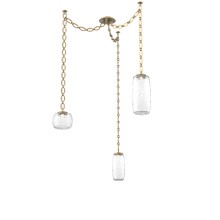Hammerton SNB0091-03-GB-C-CH2-L1 - Vessel Multi Light Pendant Gilded Brass