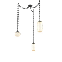 Hammerton SNB0091-03-MB-A-CH2-L3 - Vessel Multi Light Pendant Matte Black