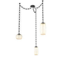 Hammerton SNB0091-03-MB-A-CH3-L1 - Vessel Multi Light Pendant Matte Black
