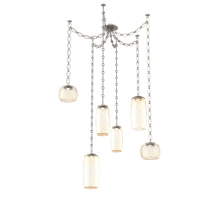 Hammerton SNB0091-06-BS-A-CH2-L3 - Vessel Multi Light Pendant Beige Silver
