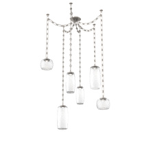 Hammerton SNB0091-06-BS-C-CH3-L3 - Vessel Multi Light Pendant Beige Silver